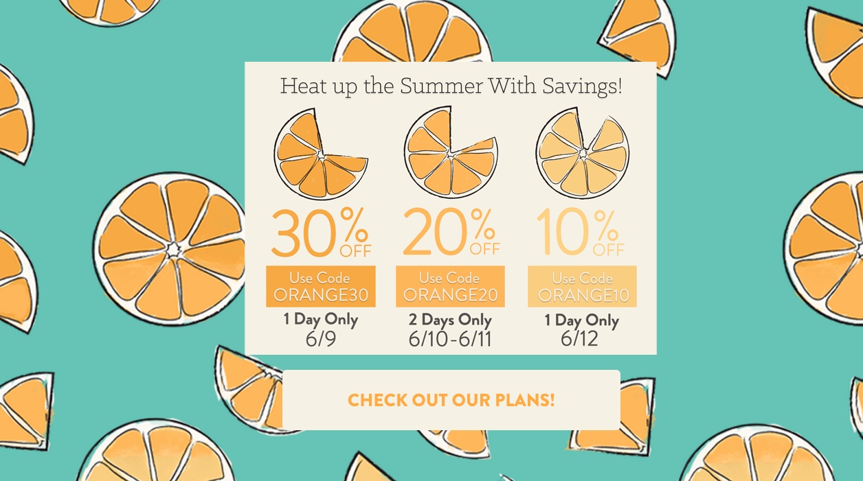A Small Orange June Savings