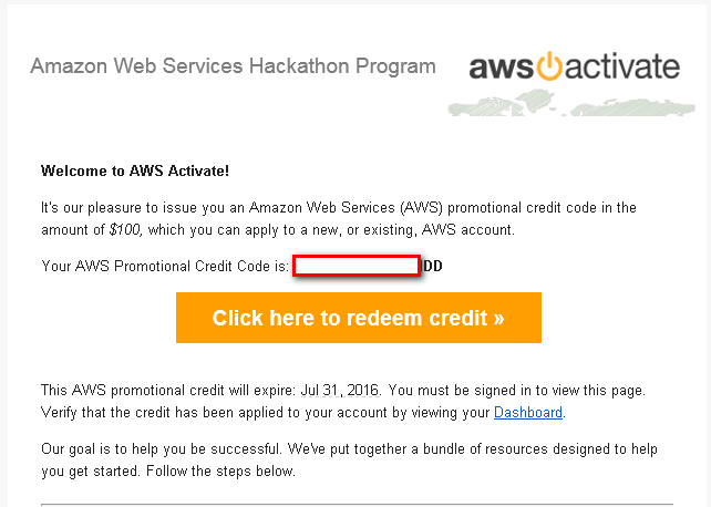 Aws Vps Promocode Kredit Code Lightsail EC2 Amazon Web Services 