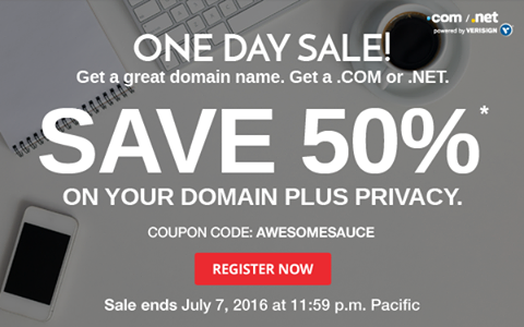 Domain.com 50 discount coupon