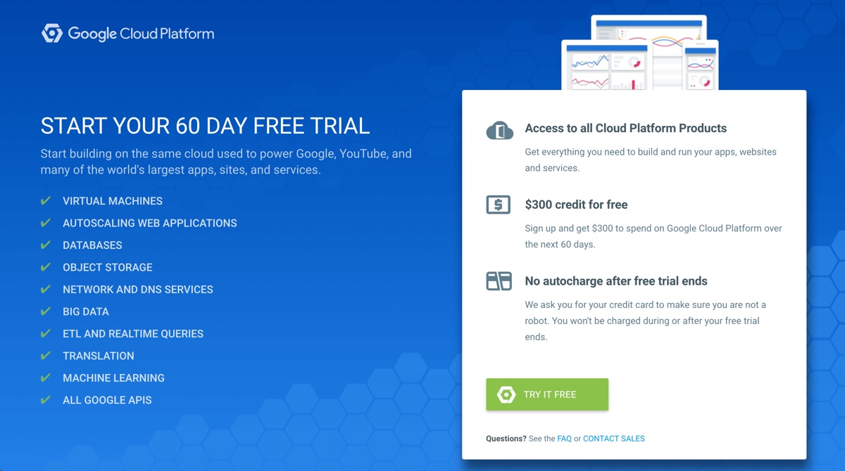 Google Cloud Free Trial