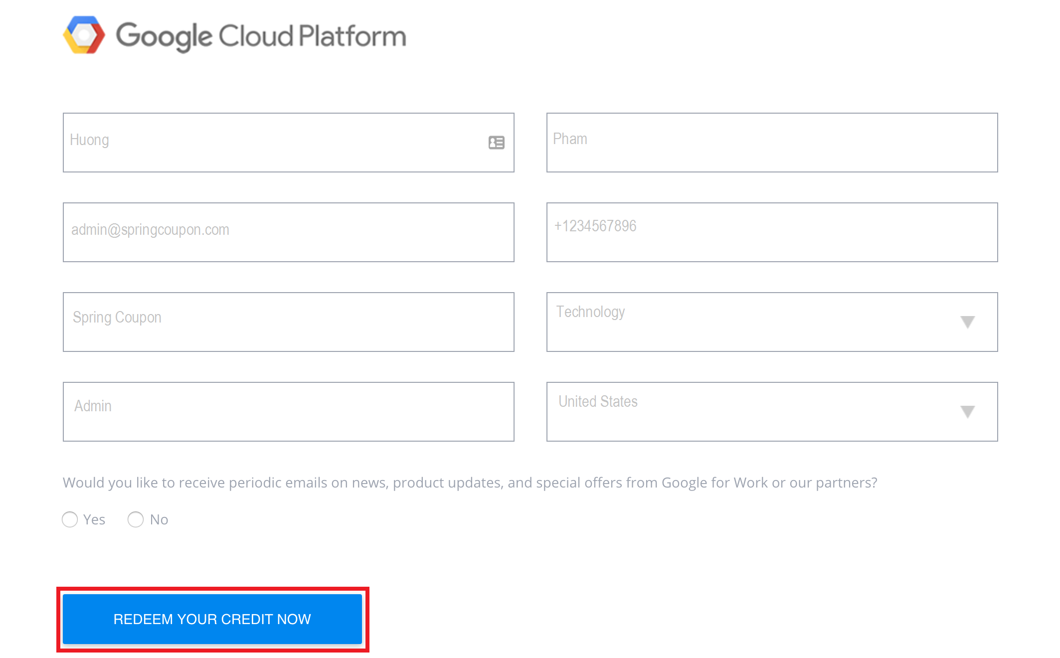 Google Cloud Platform IO