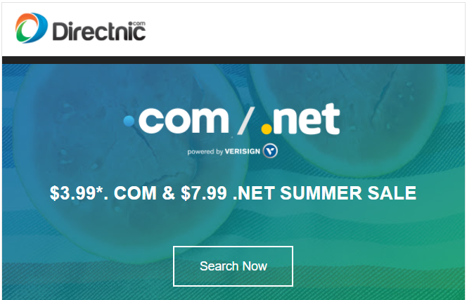 Directnic discount coupon