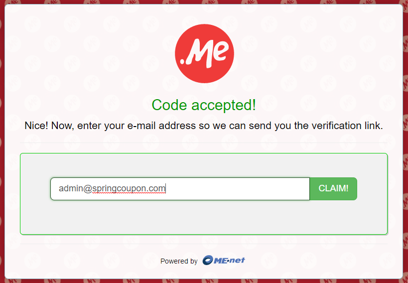 Please enter your verification code