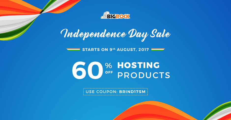 Independence Day Sale 60 Off On Hosting Products At Bigrock Images, Photos, Reviews