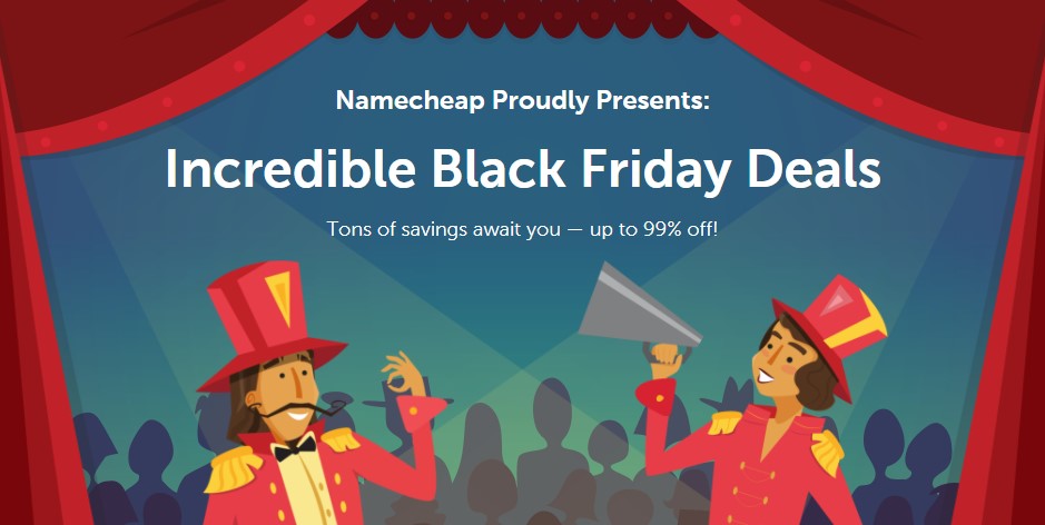 Namecheap coupons black friday