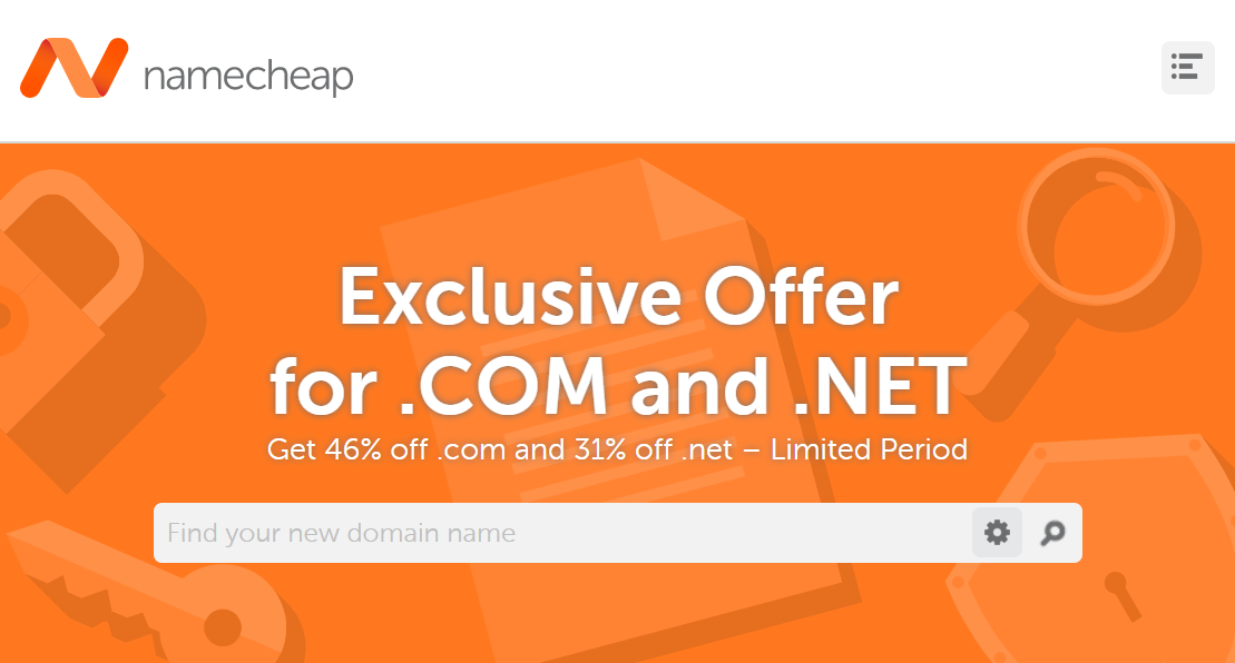 A Com Domain For Only 5 88 Year At Namecheap Spring Coupon