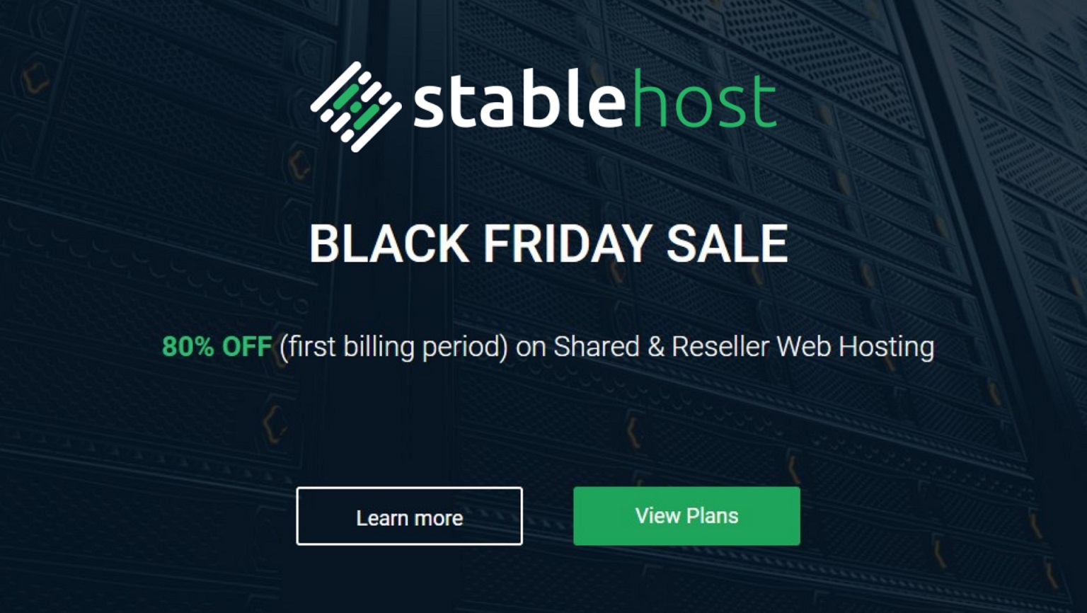 Happy Black Friday Save 80 Off On Hosting At Stablehost Images, Photos, Reviews